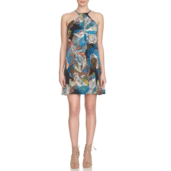 1 state Dresses & Skirts - 1.STATE floral print halter dress,size "M"